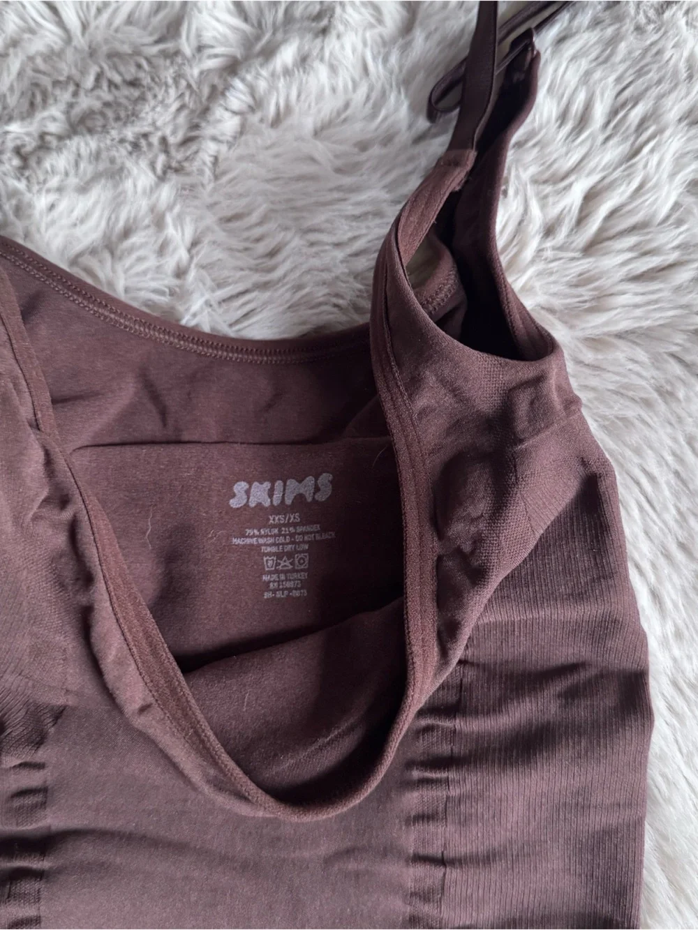 SKIMS Brown Sculpting Shapewear Dress - Picture 2 of 4